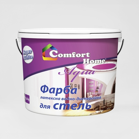 Фарба водно-дисперсійна для стель та стін ТМ Comfort Home